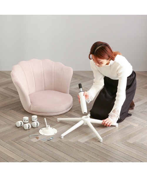 シェル デスクチェア ホワイト（家具）｜Francfranc（フランフラン）の