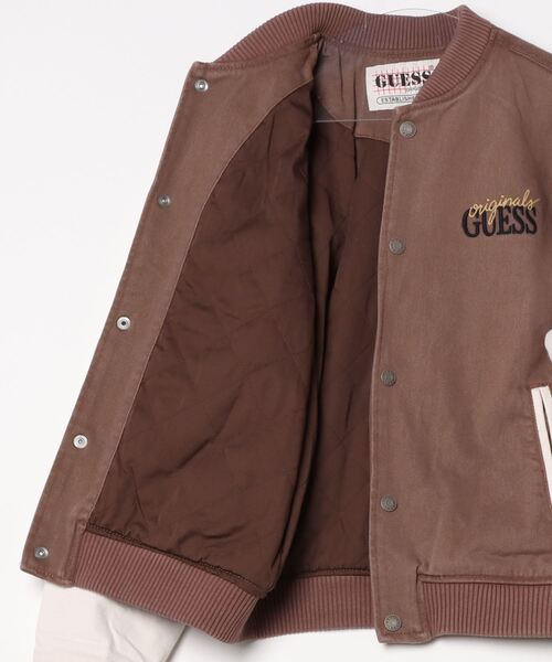GUESS Originals Sanded-Denim Varsity Jacket ジャケット/アウター