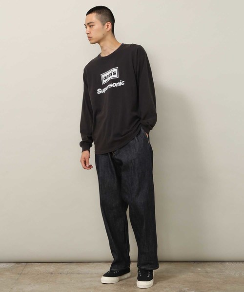 oasis for ADAM ET ROPE'】SONG LYRICS T-shirt(長袖)（Tシャツ