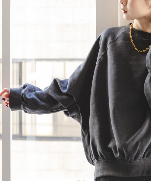 COG THE BIGSMOKE/コグザビッグスモーク LEILA WIDE CUFF SWEAT
