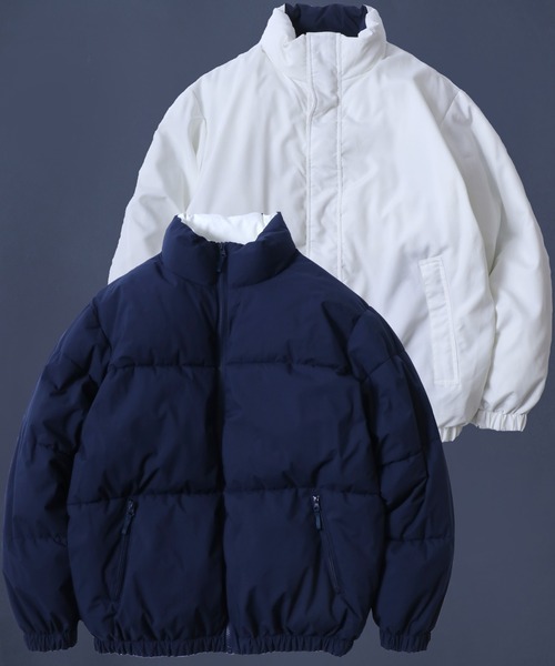 セール】2WAY Reversible Eco Down Jacket/別注 2WAY リバーシブル