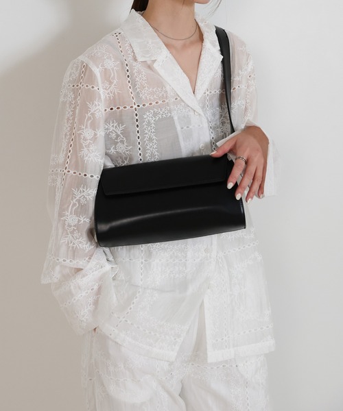 セール】お気に入り3万件突破!ベルトショルダー横長バッグ（ショルダー