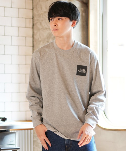 THE NORTH FACE/ザ・ノース・フェイス L/S SQUARE LOGO TEE 長袖T