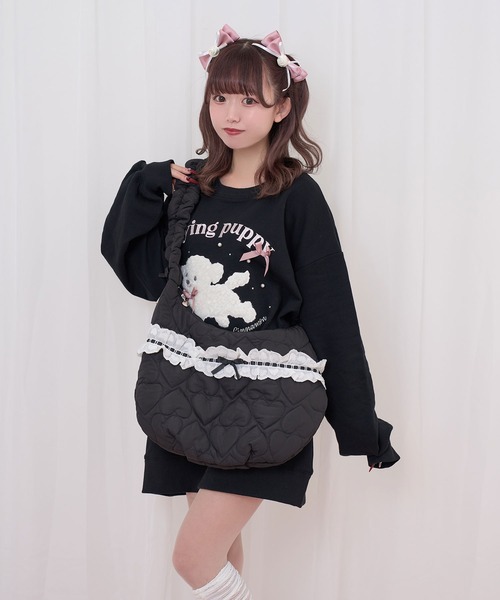 ハートキルティングショルダーバッグ（ショルダーバッグ）｜Honey