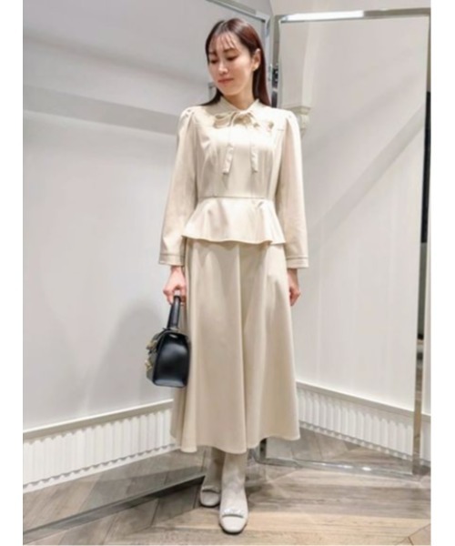 CELFORD（セルフォード）の「ペプラムデザインデニムワンピース