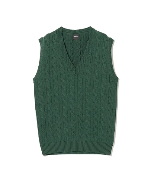 BAFY（バフィー）の「BAFY × BEAMS F / 別注 ケーブル ニットベスト