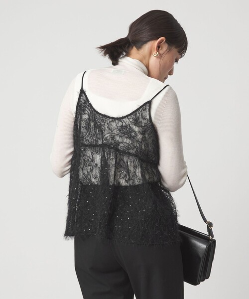 セール】シアー レース キャミソール（ベスト）｜green label relaxing