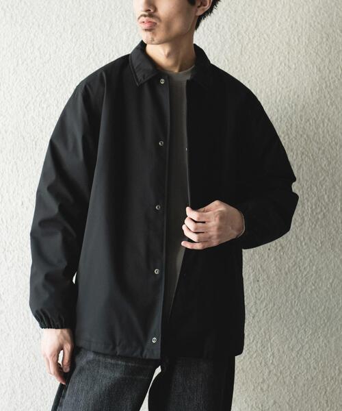 セール】『撥水/防風』ウールブレンドラミネート 中綿ブルゾン