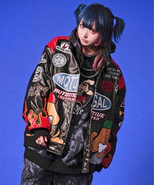 GALFY（ガルフィー）の「GALFY/ガルフィー走り屋犬革JKT（その他