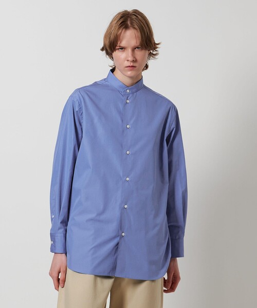LOEFF（ロエフ）の「＜LOEFF＞コットン ブロード バンドカラーシャツ