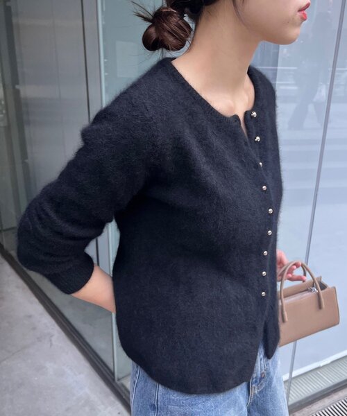 SHENERY（シーナリー）の「ラクーンペプラムカーディガン