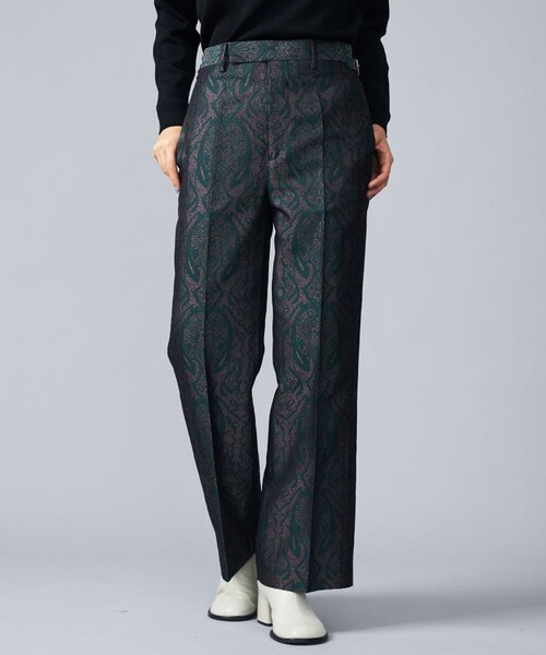 TOGA PULLA(トーガプルラ)】ジャガードパンツ（スラックス）｜TOGA