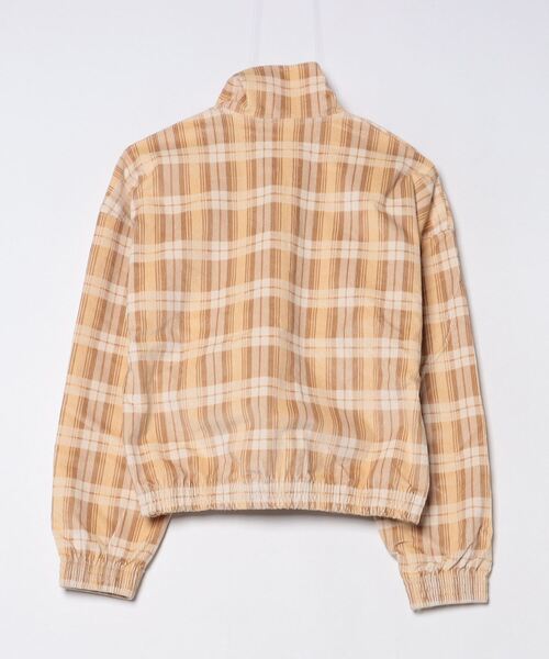 adidas（アディダス）の「コーデュロイ タータン ハーフジップトップ