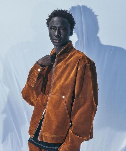 セール】B omnivore/ビーオムニボー FLOCKY DENIM COVER JACKET