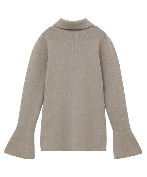 CLANE（クラネ）の「【CLANE/クラネ】COLLAR RIB CARDIGAN/カラーリブ