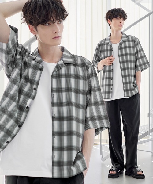 セール】【セットアップ 3点セット】防シワ接触冷感リラックスワイド