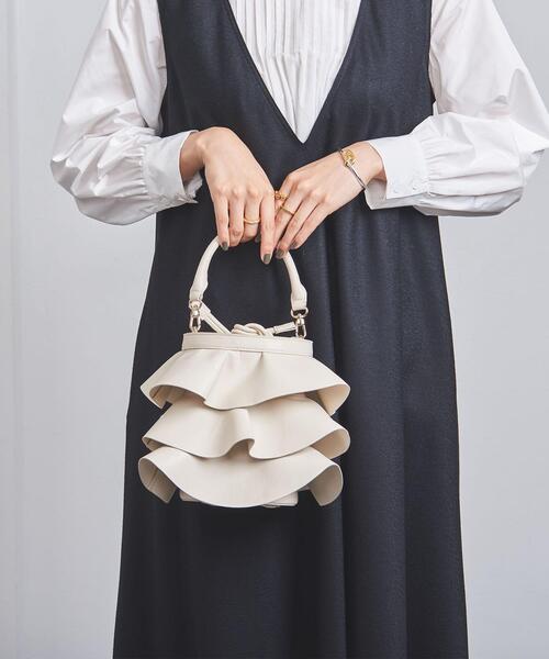 suzuhumm】美品 ユナイテッドアローズ フリルバケット ブラック UNITED