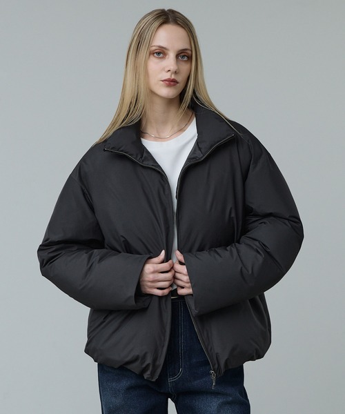 セール】【CALLNE】Double Zip padded Jacket/ダブルジップ中綿