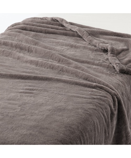 セール】ムレにくいあたたかファイバー厚手毛布・S 140×200cm