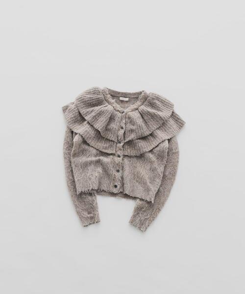 セール】frill frill knit cardigan（ニット/セーター）｜LAATO