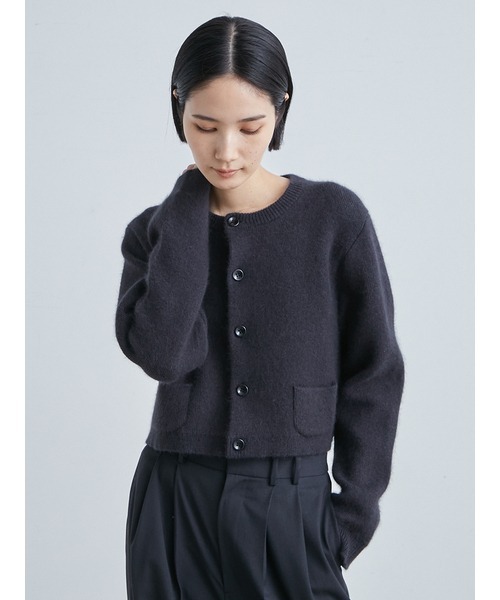 MIESROHE（ミースロエ）の「シャギーコンパクトカーディガン