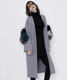 UN3D.（アンスリード）の「【UN3D.】スリーブファーカーデ