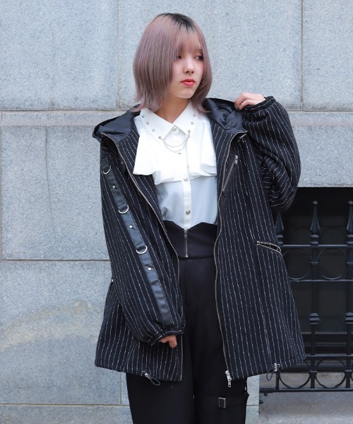 ベルトデザインモッズコート（モッズコート）｜NIBBLE POISON（ニブル