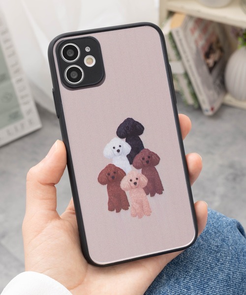 セール】iPhoneシリコンケース カバー ワンちゃんデザインアソート 犬