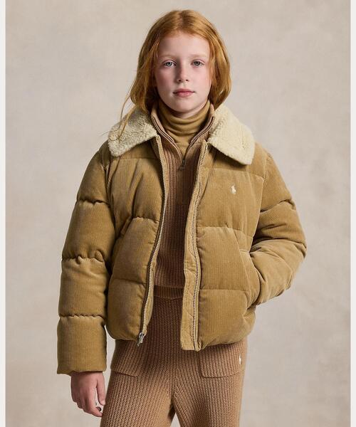 コットン コーデュロイ ダウン ジャケット（ダウンジャケット/コート