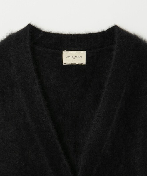 フォックスカシミヤ スパンコール ミドル カーディガン（カーディガン