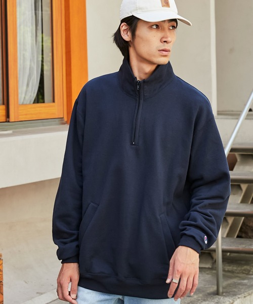 Champion（チャンピオン）の「Champion Powerblend Half Zip Sweat