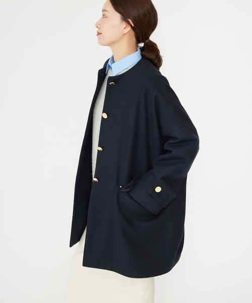 セール】MACKINTOSH/マッキントッシュ 別注 HUMBIE ノーカラーコクーン