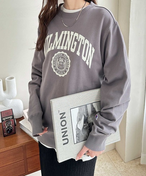 セール】【新色追加】Champion ロゴトレーナー（スウェット