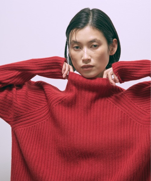 Mid-Gauge Turtleneck Knit Pullover（ニット/セーター）｜EN NEUME