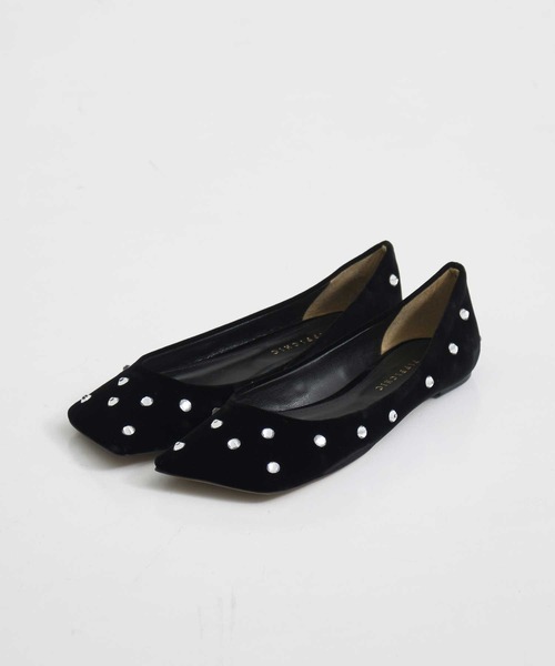 PIPPICHIC/ピッピシック】PP25-LINDA DIAMOND 8/スクエアトゥビジュー