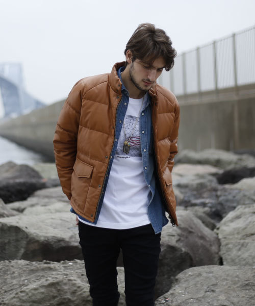 JACKROSE（ジャックローズ）の「ゴートネイキッドレザーダウン