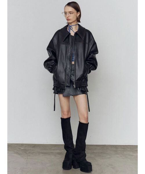 セール】ルーズフレアカバーフィットブーツ（ブーツ）｜EMODA（エモダ