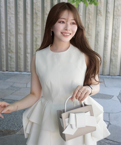 セール】【ZOZO・USAGI ONLINE限定】【ルエル】ミニリボンバッグ