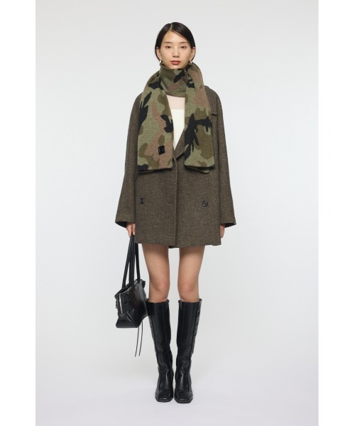 セール】DOUBLE BREASTED MID コート（ピーコート）｜MOUSSY（マウジー