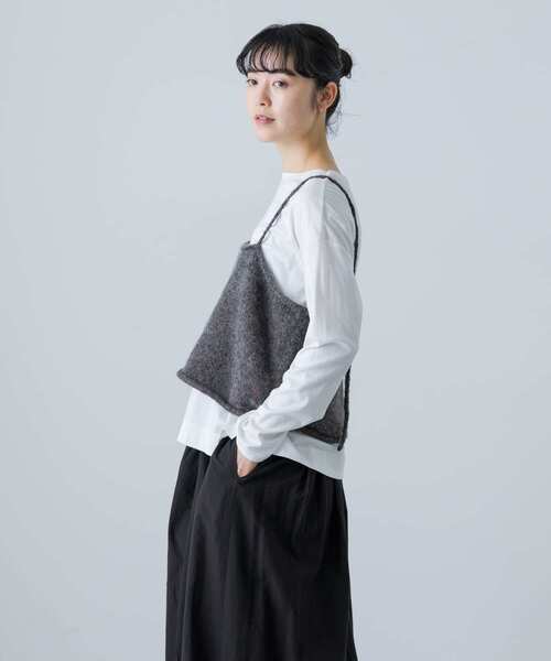 かぐれ（カグレ）の「カラーネップアルパカニットキャミソール