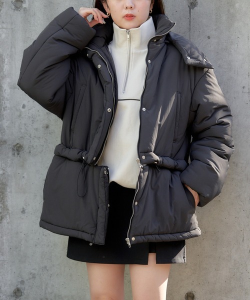 Chico（チコ）の「【2サイズ展開】2way中綿ジャケット（ダウン