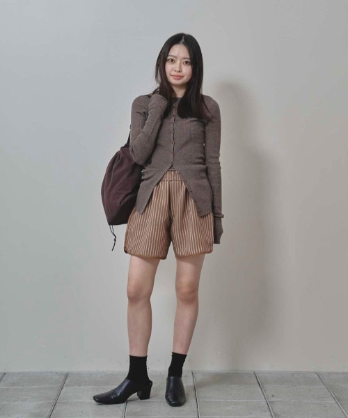 TODAYFUL（トゥデイフル）の「Squaretoe Leather Sabot（スリッポン
