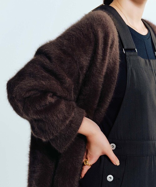 IENA（イエナ）の「フォックスカシミヤ Vネックカーディガン