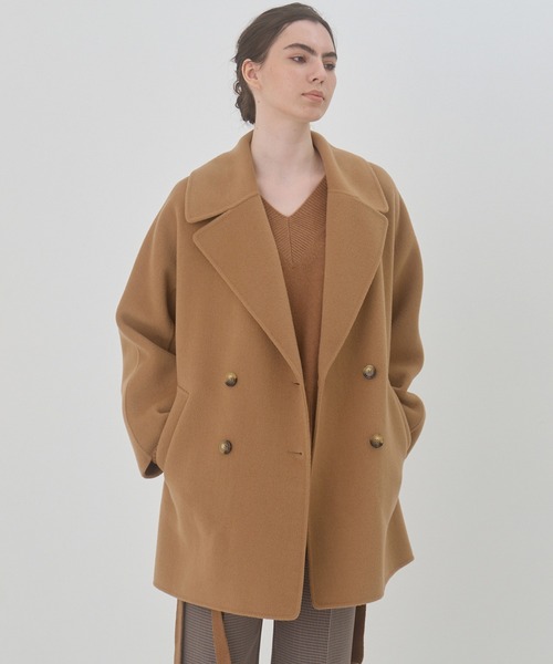 LE CIEL BLEU（ルシェルブルー）の「ダブルフェイスショートコート