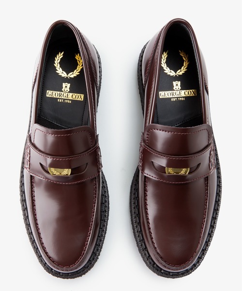 George Cox X Fred Perry Penny Loafer Leather／ジョージ・コックス