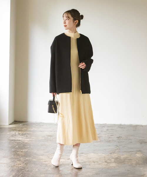 Noble（ノーブル）の「《追加》MTRカラーレスジップショートコート