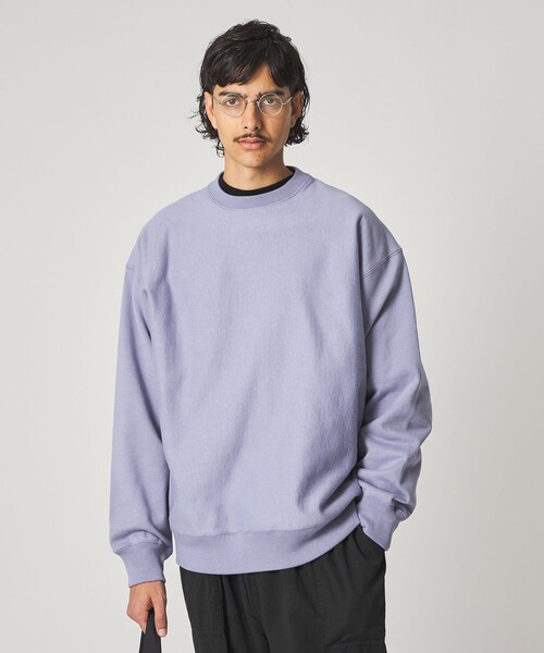 Steven Alan＞ ウラケ セットイン クルーネック スウェット