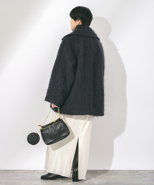 セール】モヘヤMIXシャギーダブルコート（その他アウター）｜journal
