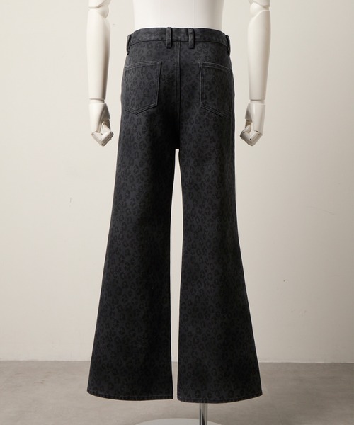 GRANCY（グランシー）の「【GRANCY】Leopard Damage Flare Pants
