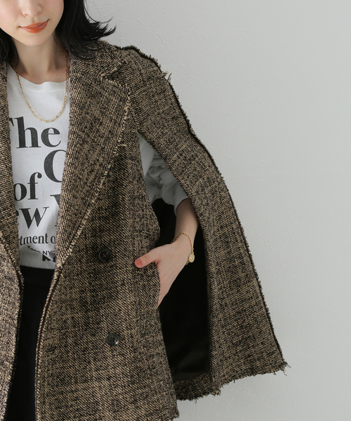 plage（プラージュ）の「【GIRL】ツィードケープジャケット（その他